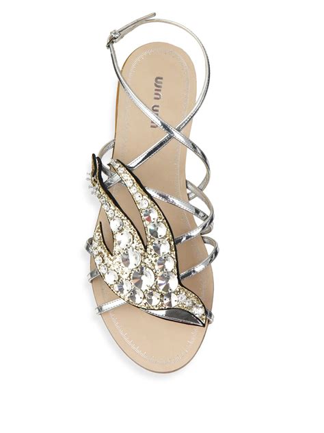 women's miumiu sandals